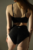 DressinUp Art Atelier - Lurex Shorts Black Glitter