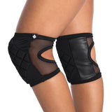 poledancerka knee pads black with pockets