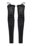Queen PoleWear Adjustable Thigh High Knee pads – INFINITY – Black
