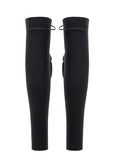 Queen PoleWear Adjustable Thigh High Knee pads – INFINITY – Black