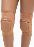 Queen PoleWear Grippy Knee Pads – PRO 4 – Caramel
