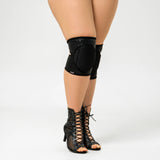 Queen PoleWear Grippy Knee Pads – SLEEK – Black