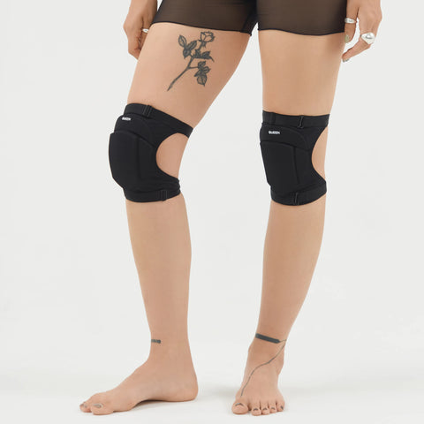 Queen PoleWear Adjustable Knee pads – PRO 5 EASY TOUCH – Black