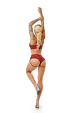 Polerina Wear - Bottom Exotica - Maroon