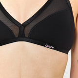 Queen Polewear Adjustable Top with Mesh – GLORY – Black