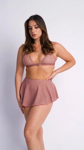 Lunalae Follow Me Bra Rose Gold Shimmer
