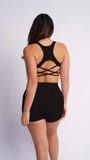 Lunalae Bridget Strappy Top Black
