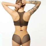 Polerina Bottom - Black and Beige
