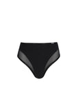 Queen PoleWear High Waisted Shorts with Mesh – GLORY – Black