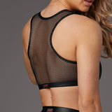 Polerina Bottom - Black with leather effect