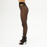 Queen PoleWear Mesh Leggins – CANDY – Black