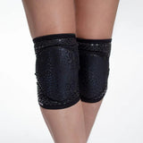 Queen PoleWear Grippy Knee Pads – WILD – Black