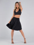 I-Conceptions Dolly Midi Skirt Shorts Black