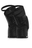 Queen PoleWear Grippy Knee Pads with Mesh – FIRE – Black