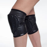 Queen PoleWear Grippy Knee Pads – WILD – Black
