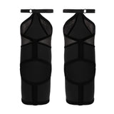 Queen PoleWear Knee Pads with Mesh – FIRE – Black