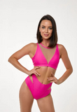 Polerina Wear - Top Dicentra - Hot Pink