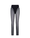 Queen PoleWear Mesh Leggins – CANDY – Black