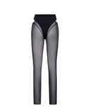 Queen PoleWear Mesh Leggins – CANDY – Black