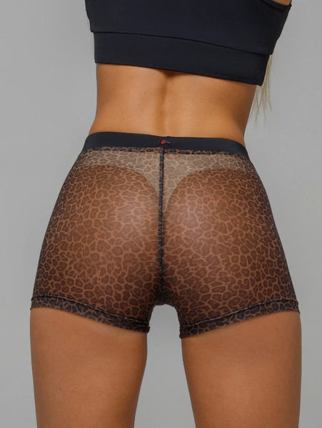 I-conception Velo shorts Mini, printed mesh Micro leo