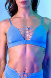 RAD Polewear Nib glitter top - Powder Blue