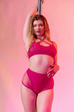 RAD Polewear Ember glitter bottom - Magenta
