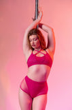 RAD Polewear Ember glitter bottom - Magenta