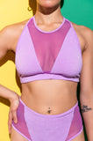 RAD Triangle glitter top - Lilac