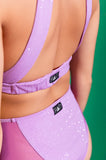 RAD Triangle glitter top - Lilac