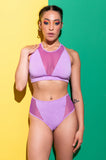 RAD Triangle glitter top - Lilac