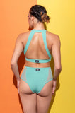 RAD Triangle glitter bottom - Aqua