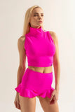 Sharkpolewear High-waisted Shorts Sun - Hot Pink