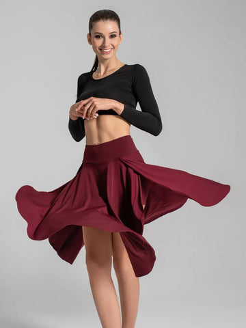 I-Conceptions Dolly Max Shorts-Skirt Burgundy OIL