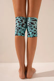 Sharkpolewear Pole Dancing Knee Pads - Blue Leopard