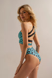 Sharkpolewear Shorts Tira - Blue Leopard