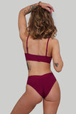the hills bottoms - ribbed plum