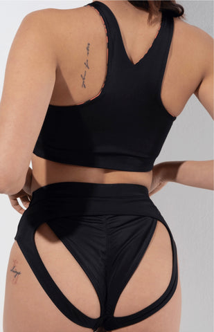 rad polewear - lover bottoms - black