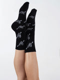rad love pole socks - black