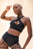 lunalae roxy bra recycled black