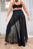 lunalae high waist wrap dance skirt