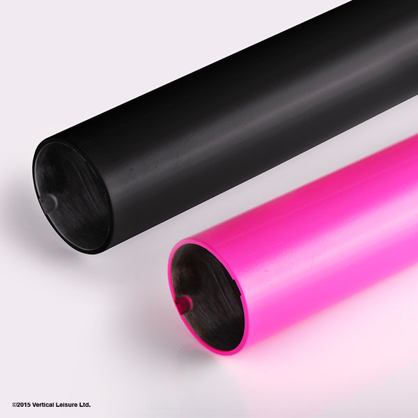 x-pole förlängning 45mm powder coated svart – 125mm till 1000mm