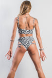 backbone polewear - zelda white leopard pole shorts