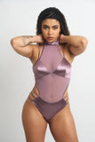 Zasha Polewear - Sabrina Bodysuit Mauve